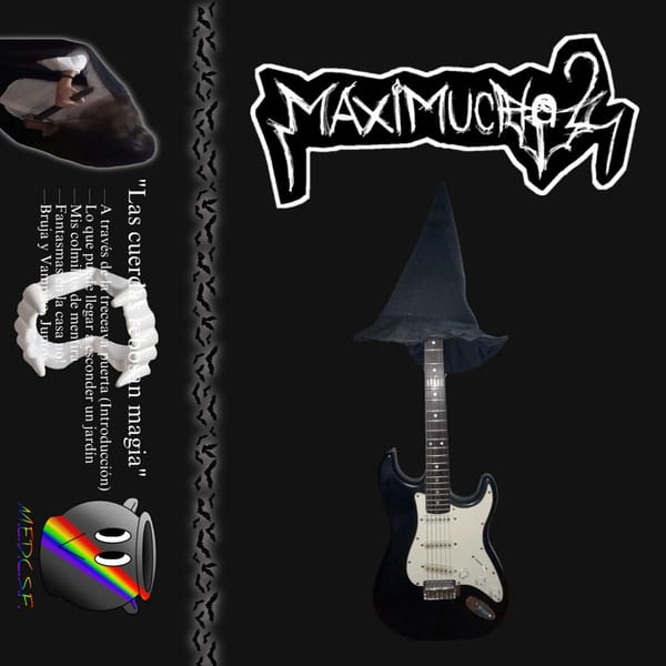 Las cuerdas rebosan magia | by maximucho2 | artwork of a Stratocaster wearing a wizard's hat